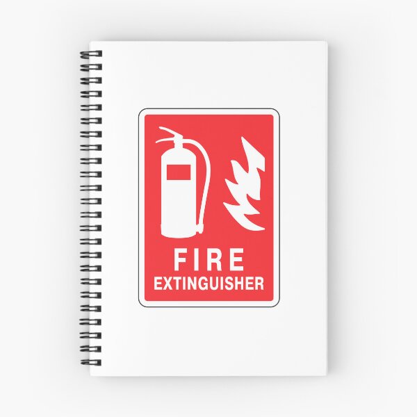 Item preview, Fire Extinguisher Emergency Fire Safety Sign designed and sold by VectorForge Studio.
