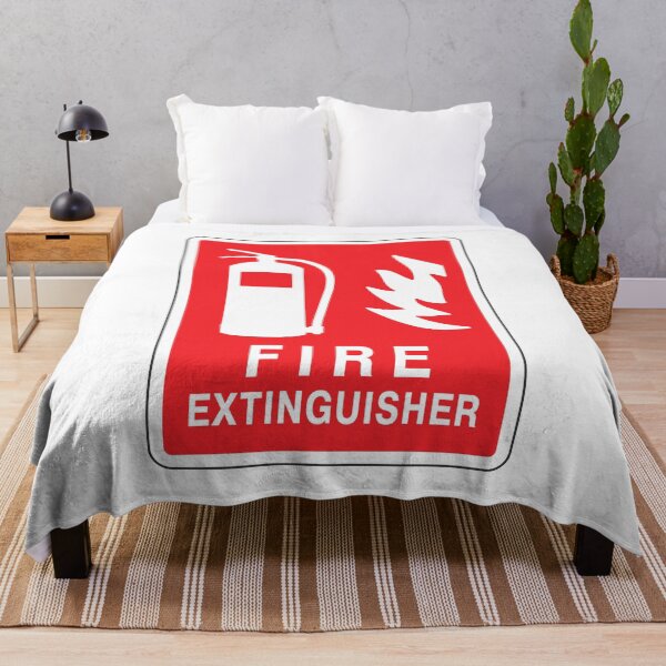 Item preview, Fire Extinguisher Emergency Fire Safety Sign designed and sold by VectorForge Studio.
