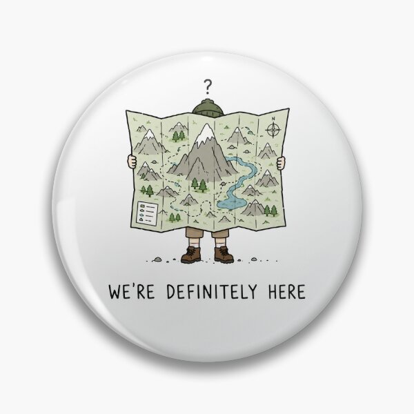Item preview, Definitely Lost, Definitely Hiking designed and sold by MonkiFlipp.