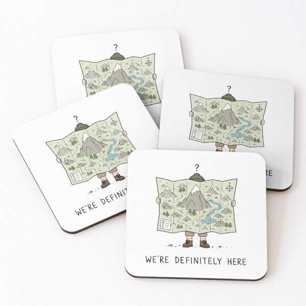 Item preview, Definitely Lost, Definitely Hiking designed and sold by MonkiFlipp.