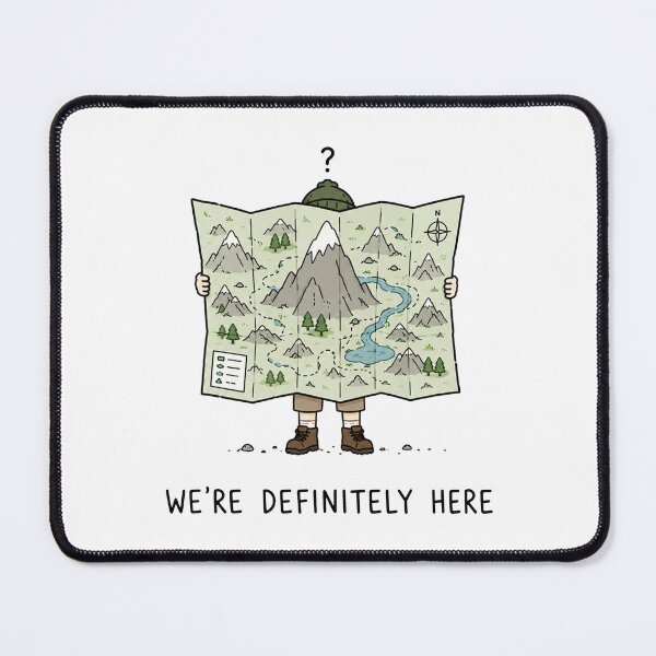 Item preview, Definitely Lost, Definitely Hiking designed and sold by MonkiFlipp.