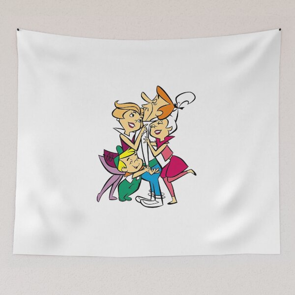 Item preview, The Jetsons Family Hug Classic Cartoon designed and sold by sauruscreated.