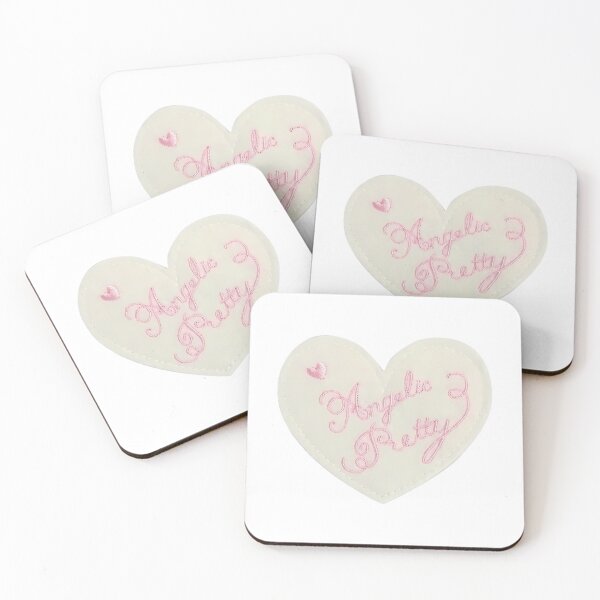 Item preview, Angelic Pretty Light Pink Embroidered Heart designed and sold by villasenormarin.