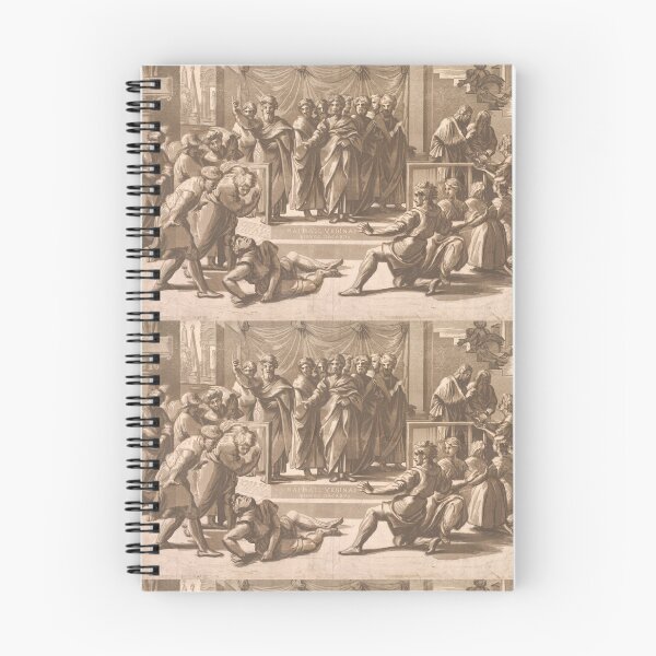 Item preview, Death of Ananias Apostles Preaching designed and sold by artofuniverse.