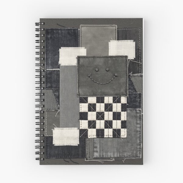 Item preview, Smiley Denim Patchwork – Y2K Checker Fabric Art Print – Streetwear Aesthetic Wall Art designed and sold by @SHINTOSARTSTORE.
