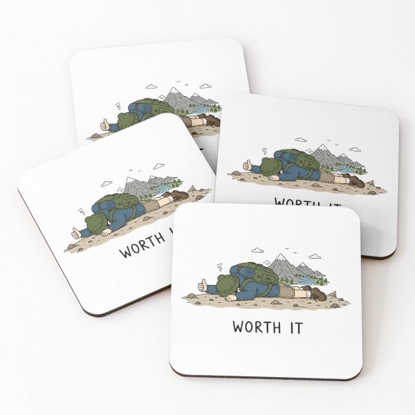 Item preview, Worth It Hiking Adventure designed and sold by MonkiFlipp.