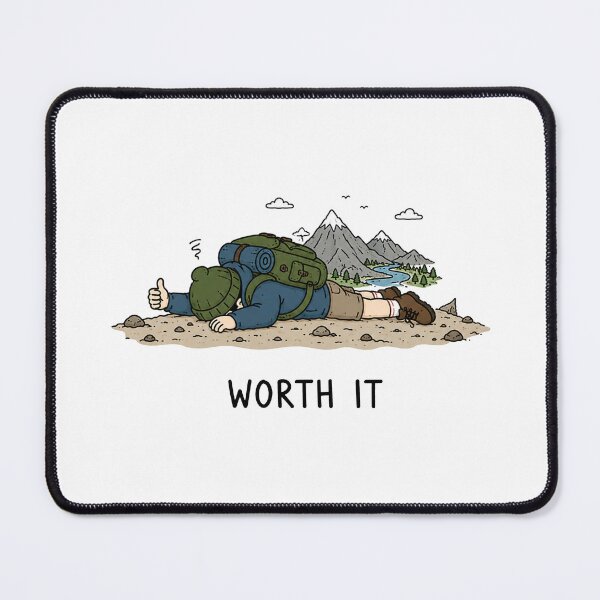 Item preview, Worth It Hiking Adventure designed and sold by MonkiFlipp.