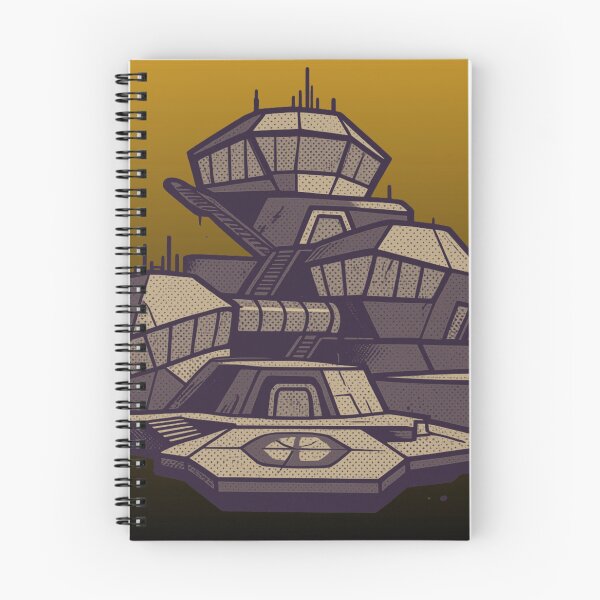 Item preview, Futuristic Sci-Fi Outpost Base Illustration designed and sold by suha-art.