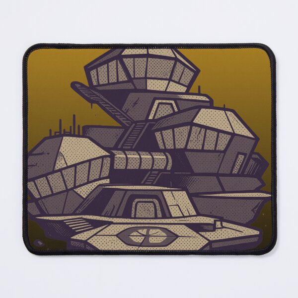 Item preview, Futuristic Sci-Fi Outpost Base Illustration designed and sold by suha-art.