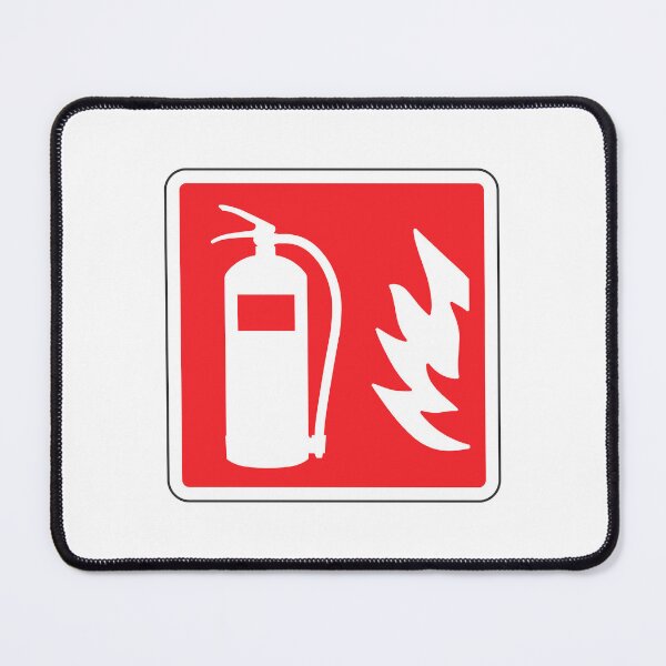 Item preview, Fire Extinguisher Emergency Fire Safety Sign designed and sold by VectorForge Studio.
