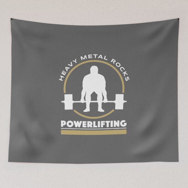 Item preview, Powerlifting | Heavy Metal Rocks designed and sold by Pentimore.