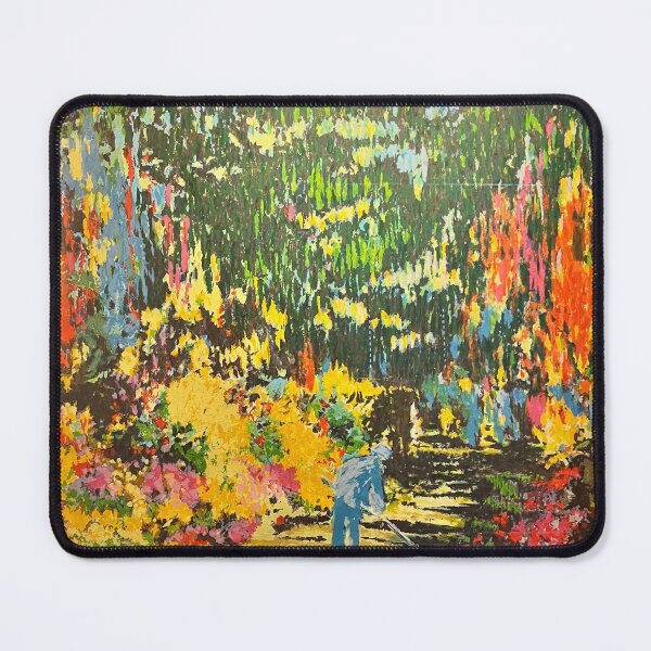 Item preview, Impressionist Gardener in Blooming Sunlit Garden Painting designed and sold by Julia9632.