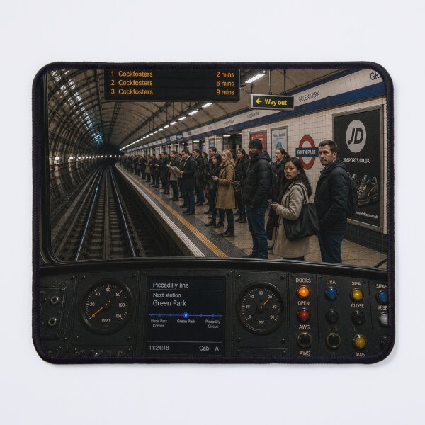 Item preview, London Underground Driver View designed and sold by MKDSN.