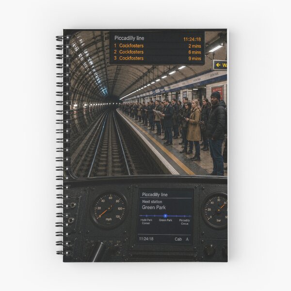 Item preview, London Underground Driver View designed and sold by MKDSN.