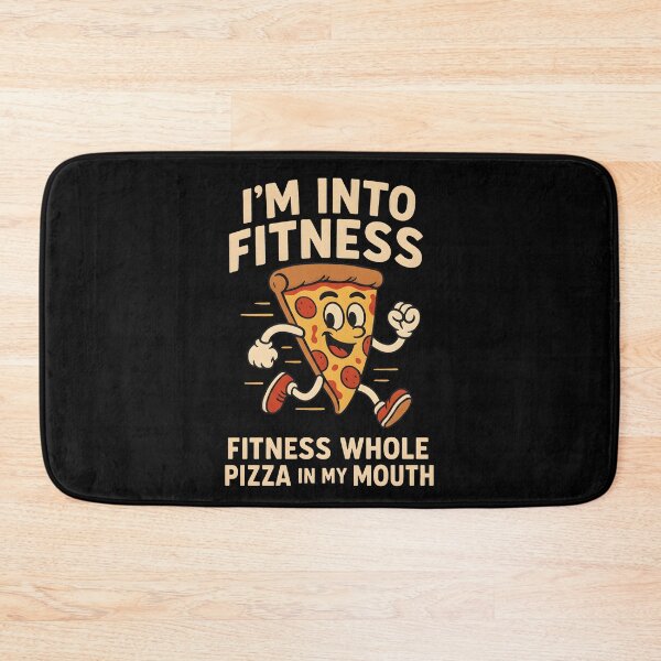 Item preview, Im Into Fitness Whole Pizza In My Mouth Funny Running Slice designed and sold by Photo-Sphere101.