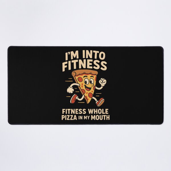 Item preview, Im Into Fitness Whole Pizza In My Mouth Funny Running Slice designed and sold by Photo-Sphere101.