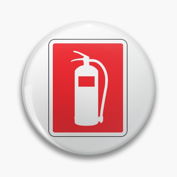 Item preview, Fire Extinguisher Emergency Fire Safety Sign designed and sold by VectorForge Studio.