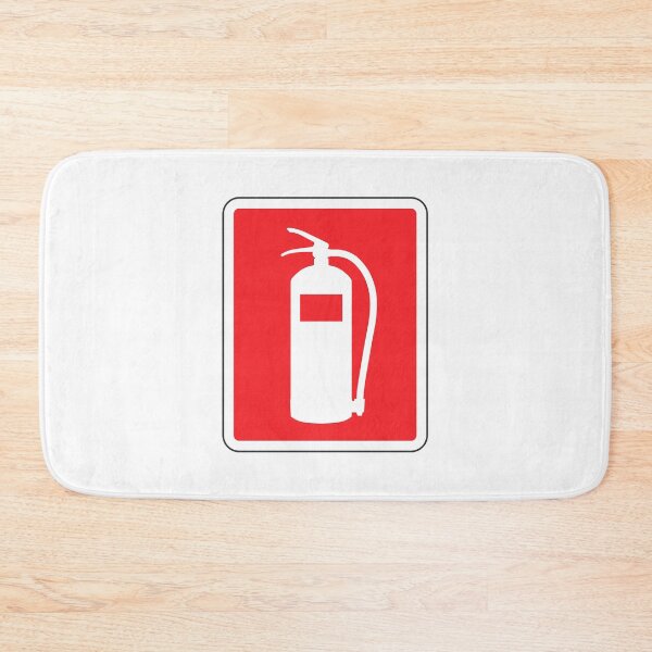 Item preview, Fire Extinguisher Emergency Fire Safety Sign designed and sold by VectorForge Studio.