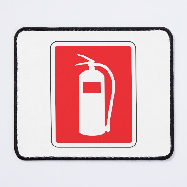 Item preview, Fire Extinguisher Emergency Fire Safety Sign designed and sold by VectorForge Studio.