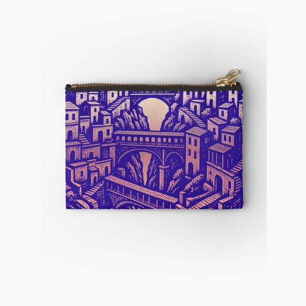 Item preview, Circular European Aqueduct Bridge City Illustration designed and sold by Suha Design Studio.