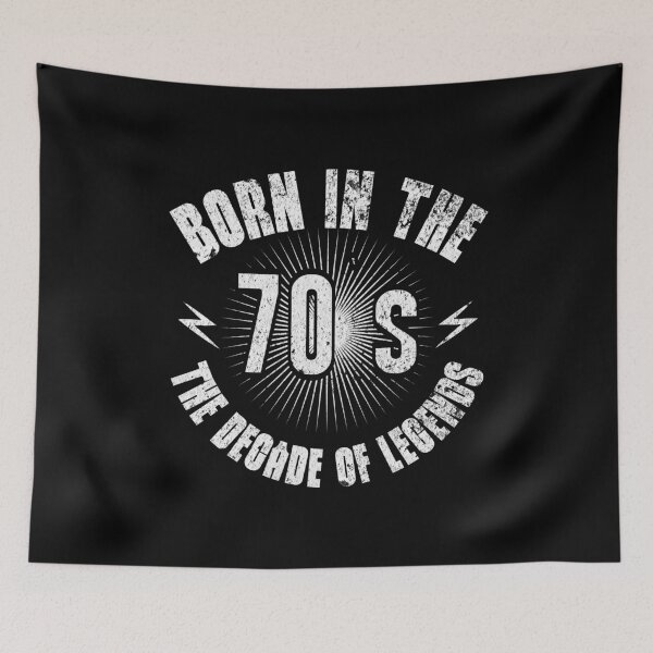 Item preview, Born in the 70s – 70s Retro Legend designed and sold by FeverVoid.
