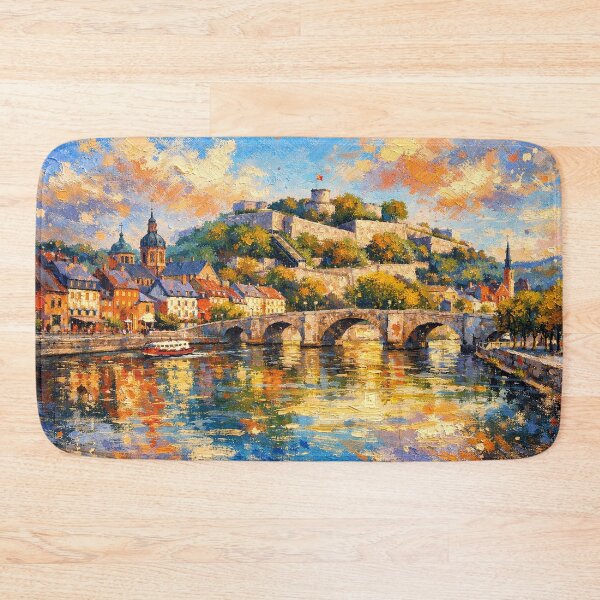 Item preview, A painting of Namur, Belgium – A Beautiful City in Europe. designed and sold by GalleryKauffeld.
