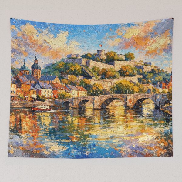 Item preview, A painting of Namur, Belgium – A Beautiful City in Europe. designed and sold by GalleryKauffeld.