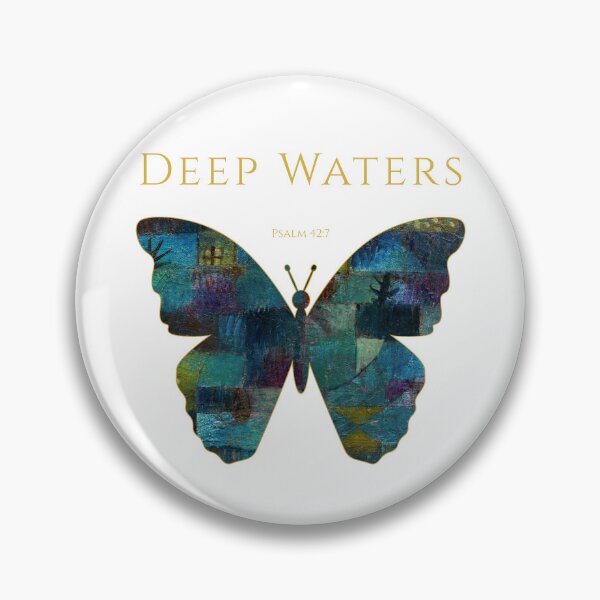 Item preview, Deep Waters Butterfly Christian Art Scripture Faith Gift Many Parts One Beauty Psalm 42 7 designed and sold by KittenAndCo.