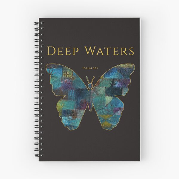 Item preview, Deep Waters Butterfly Christian Art Scripture Faith Gift Many Parts One Beauty Psalm 42 7 designed and sold by KittenAndCo.
