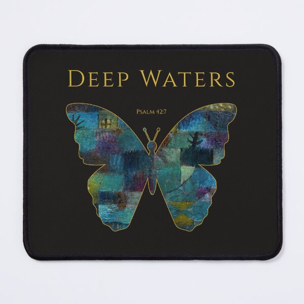 Item preview, Deep Waters Butterfly Christian Art Scripture Faith Gift Many Parts One Beauty Psalm 42 7 designed and sold by KittenAndCo.