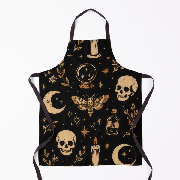 Item preview, Vintage Gothic Witchcraft & Mystical Cottagecore Seamless Pattern designed and sold by TontikDesign.