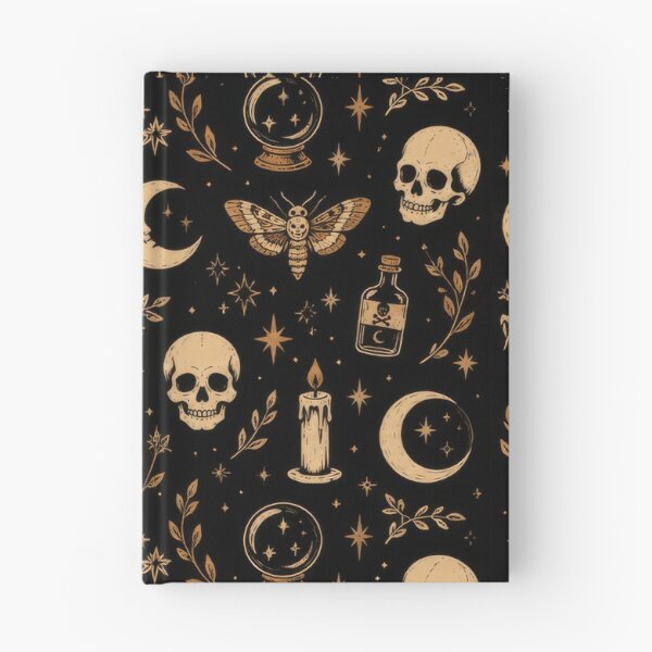 Item preview, Vintage Gothic Witchcraft & Mystical Cottagecore Seamless Pattern designed and sold by TontikDesign.