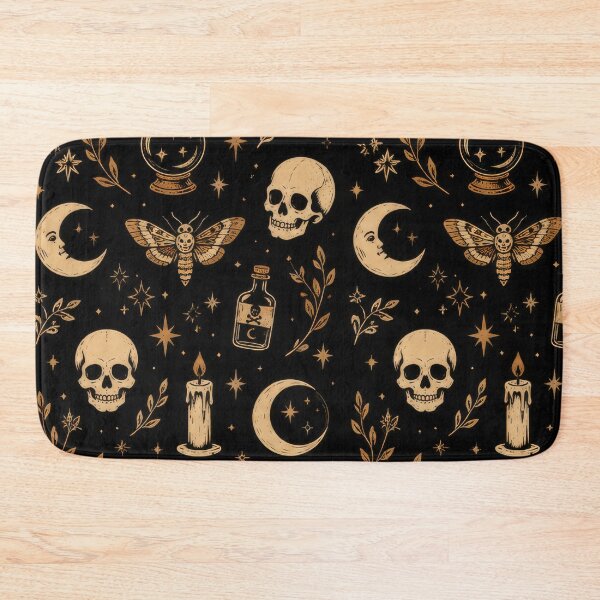 Item preview, Vintage Gothic Witchcraft & Mystical Cottagecore Seamless Pattern designed and sold by TontikDesign.