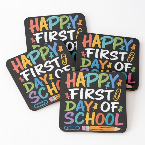 Item preview, Happy First Day of School Colorful Back to School Teacher Student Design designed and sold by Mustaph-Shop.