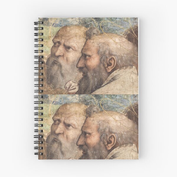 Item preview, Two Bearded Elders in Renaissance Fresco designed and sold by artofuniverse.