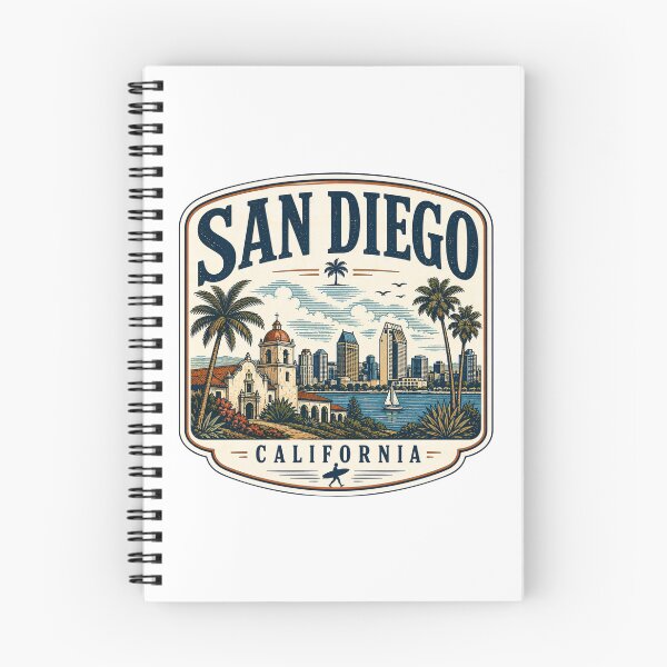 Artikelvorschau, San Diego - Kalifornien entworfen und verkauft von GoodOldVintage.