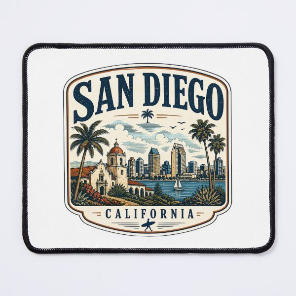 Item preview, San Diego - California designed and sold by GoodOldVintage.