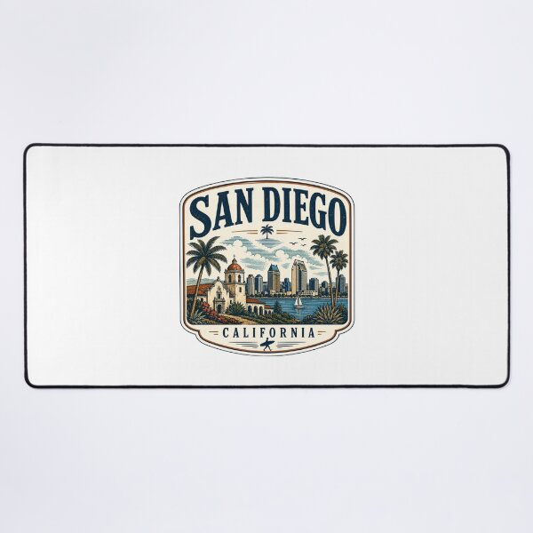 Item preview, San Diego - California designed and sold by GoodOldVintage.