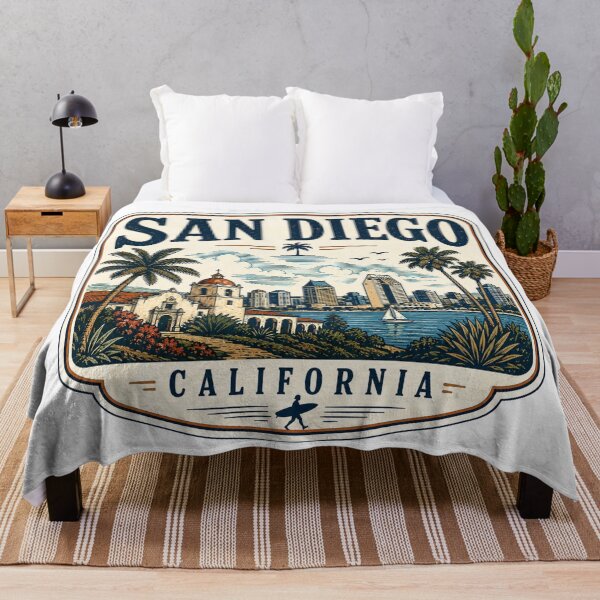 Item preview, San Diego - California designed and sold by GoodOldVintage.