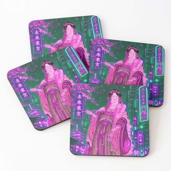 Item preview, Cyberpunk Geisha – Neon Sakura Samurai Future Japan designed and sold by RhymeArc.