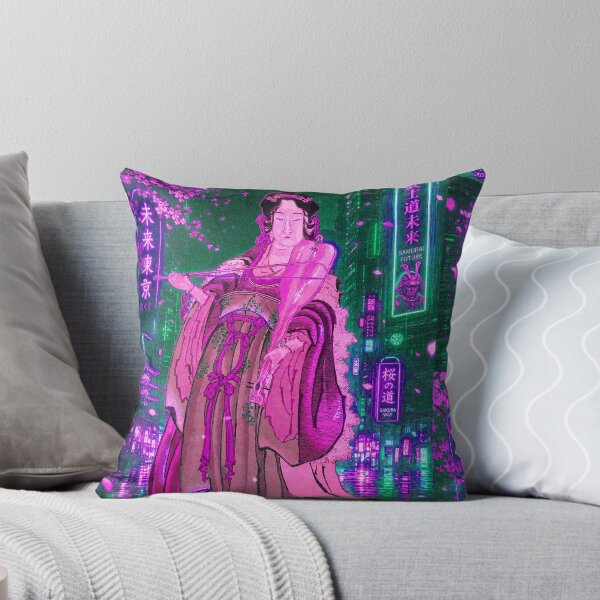 Item preview, Cyberpunk Geisha – Neon Sakura Samurai Future Japan designed and sold by RhymeArc.