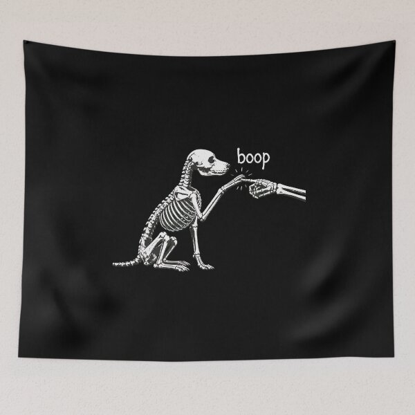 Item preview, Funny Boop Dog Skeleton Halloween designed and sold by a-baker-zl.