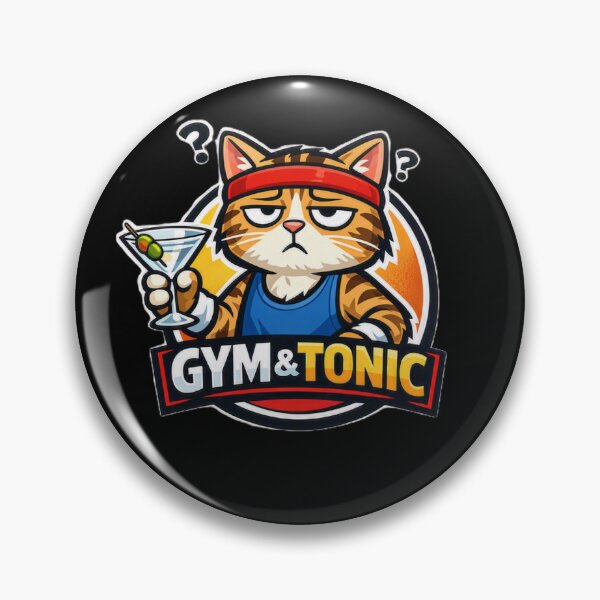 Item preview, Gym I Thought You Said Gin Funny Sarcastic Cat – Cat Lover Gym Humor Design designed and sold by AYACHI90.