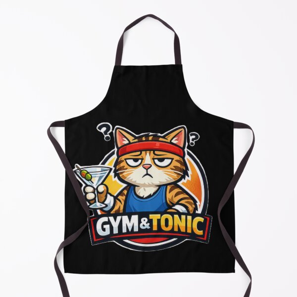 Item preview, Gym I Thought You Said Gin Funny Sarcastic Cat – Cat Lover Gym Humor Design designed and sold by AYACHI90.