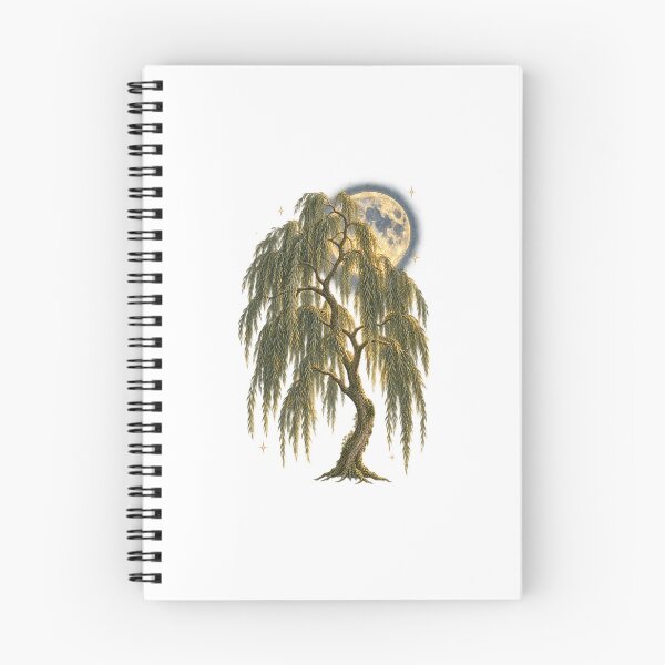 Item preview, Weeping Willow | Moonlit Botanical Art | Sympathy Remembrance Gift designed and sold by Brackenlume Studio.