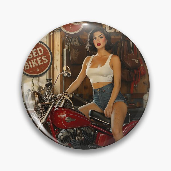 Artikelvorschau, Retro Displate - Monas Garage 2 entworfen und verkauft von AiFantasticArt.