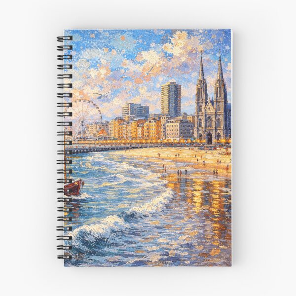 Item preview, A painting of Ostend, Belgium – A Beautiful City in Europe. designed and sold by GalleryKauffeld.