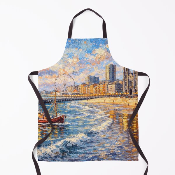 Item preview, A painting of Ostend, Belgium – A Beautiful City in Europe. designed and sold by GalleryKauffeld.