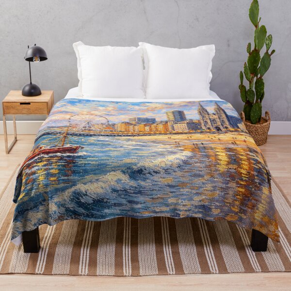 Item preview, A painting of Ostend, Belgium – A Beautiful City in Europe. designed and sold by GalleryKauffeld.