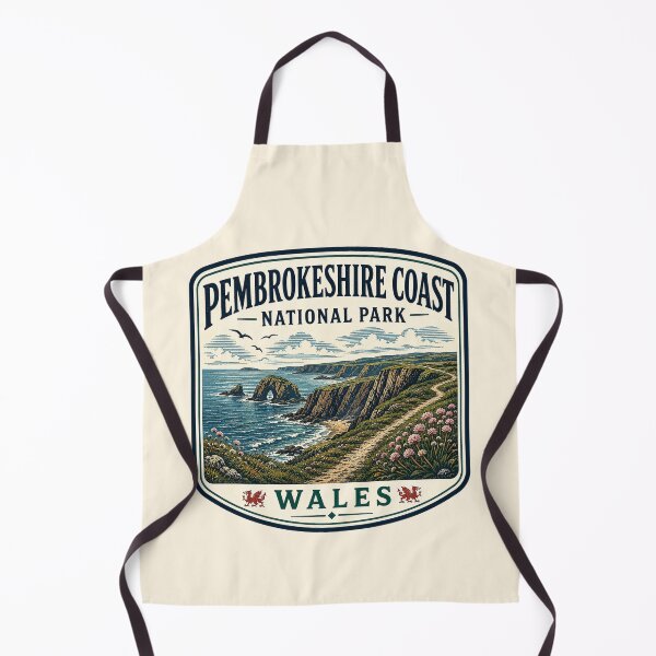 Item preview, Pembrokeshire Coast National Park - Wales designed and sold by GoodOldVintage.